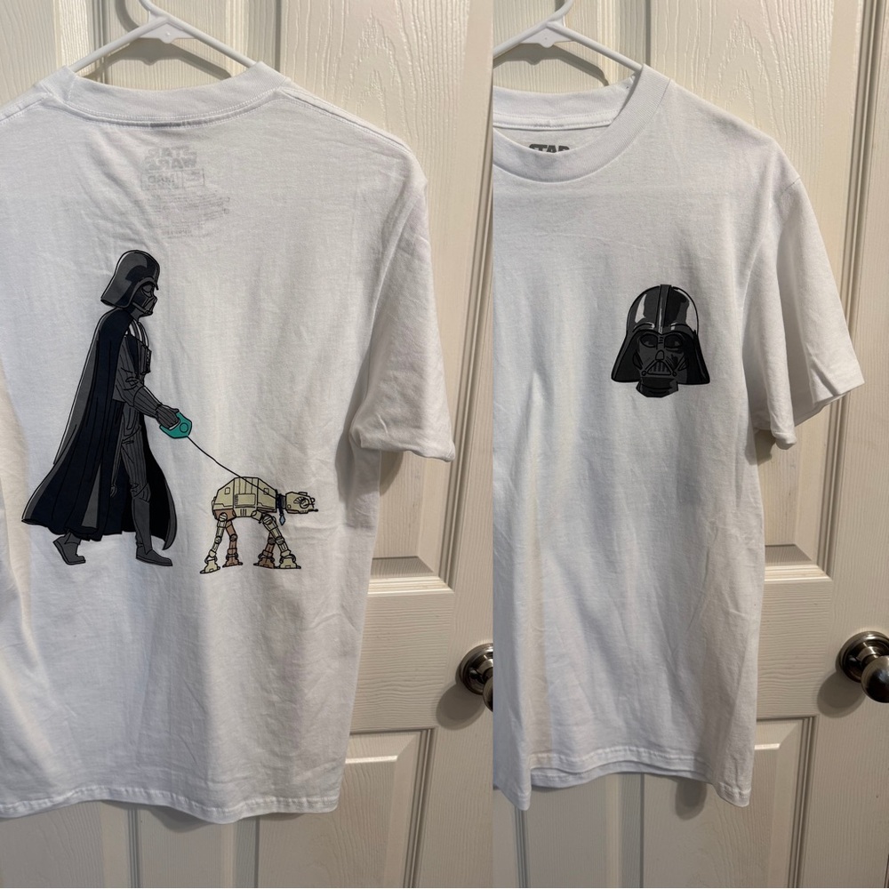 Star Wars White Graphic  T-Shirt
